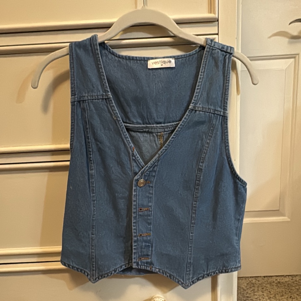 Vestique Blue Denim Vest